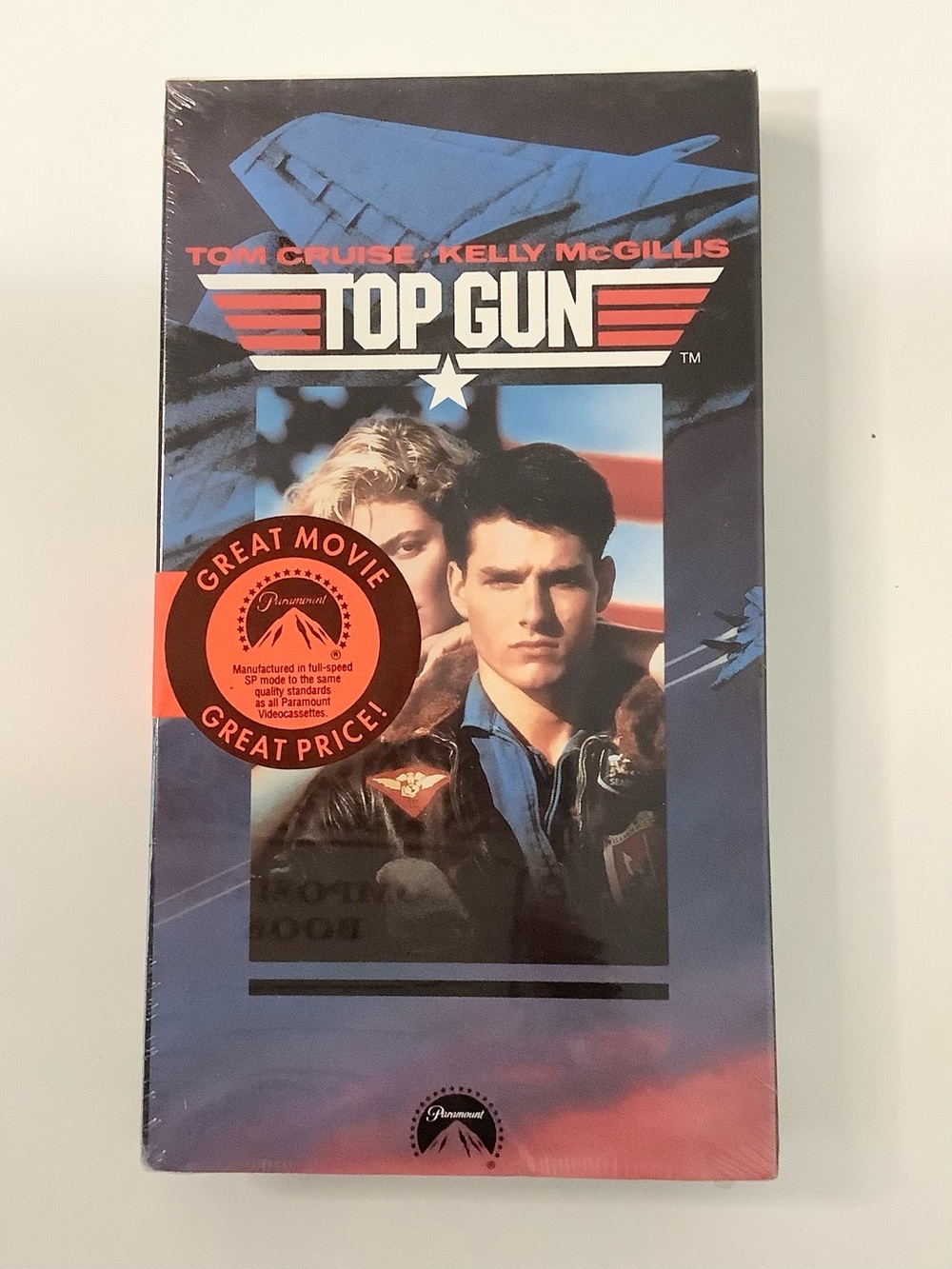 Top Gun Hi-Fi VHS Tape Movie, Vintage 1986, Original Gold Sealed Paramount NEW - Picture 1 of 9